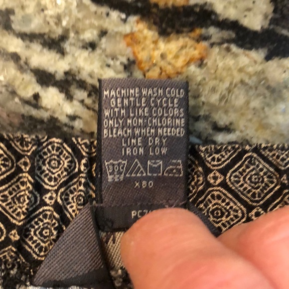 BUY BEFORE DONATE 9/9! Long Black and Tan wraparound skirt. - Picture 5 of 5